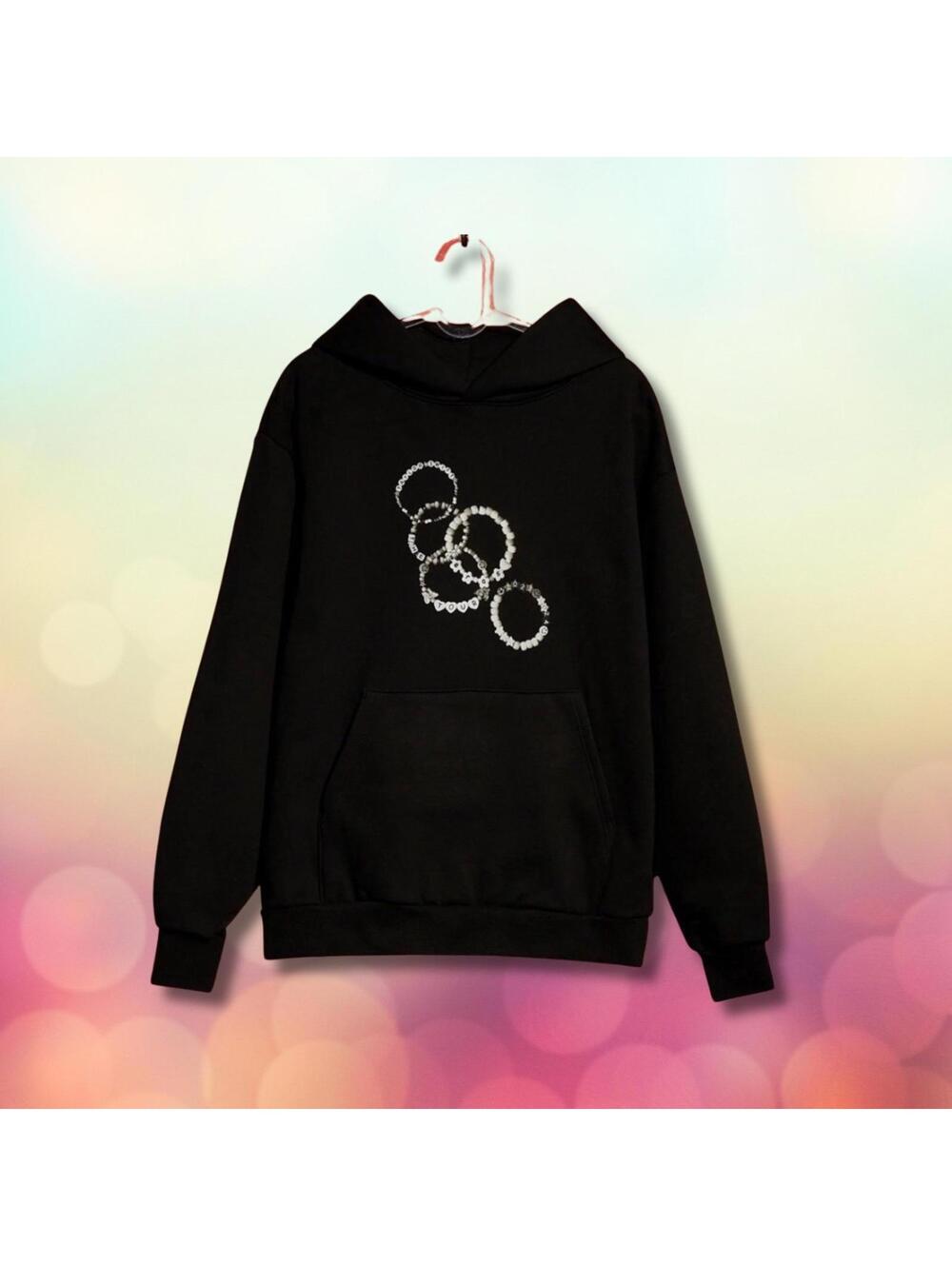 Taylor Swift ERAS Tour Official Friendship Bracelet Hoodie Sweatshirt Small